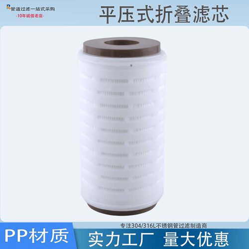 平压式PPPTFE材质微孔膜过滤芯