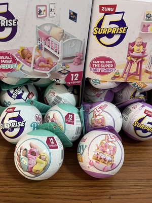 zuru五倍惊喜迷你二代宝宝婴儿球硅胶婴儿娃娃盲盒潮玩拆开确认款