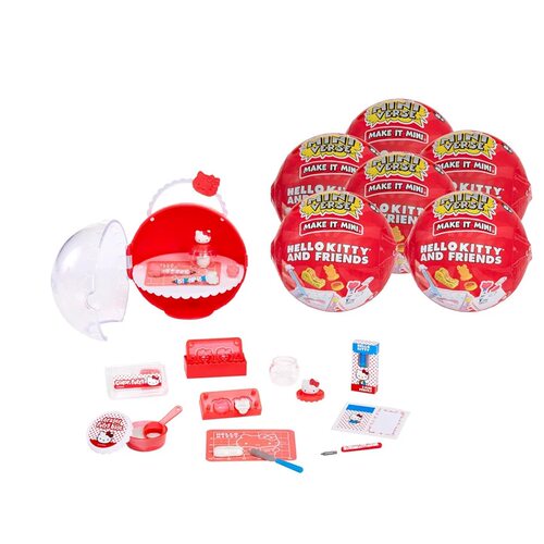 新品miniverse三丽鸥文具hellokitty三代迷你球diy自制模型盲球