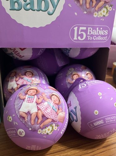 zuru迷你宝宝球二代婴儿盲球仿真硅胶娃娃婴儿盲盒玩具确认款