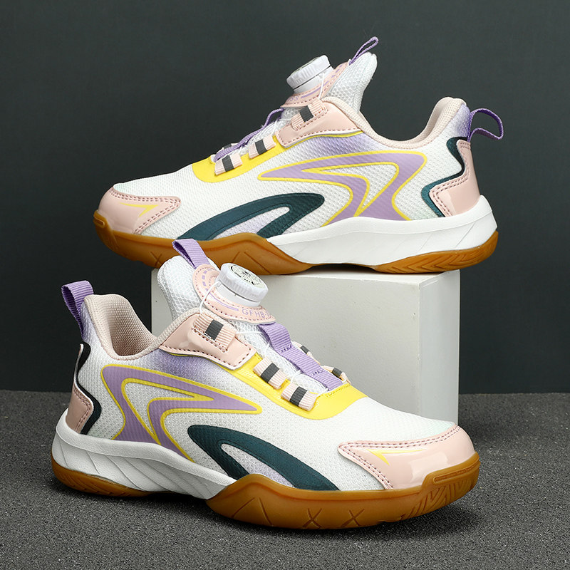 专业打羽毛球鞋儿童中小学生男童春季轻便透气竞技训练女童网球鞋