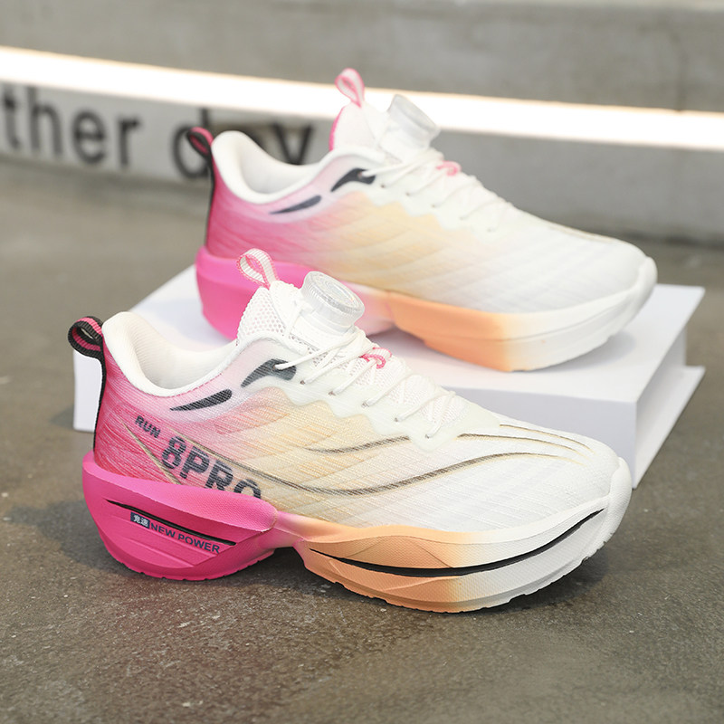 儿童运动鞋女童跑步鞋2026春季新款女孩鞋子轻便网面减震纽扣超轻