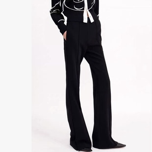 ed微喇西裤！巨折！巨显腿直！显瘦~中缝线设计~通勤微喇休闲西裤