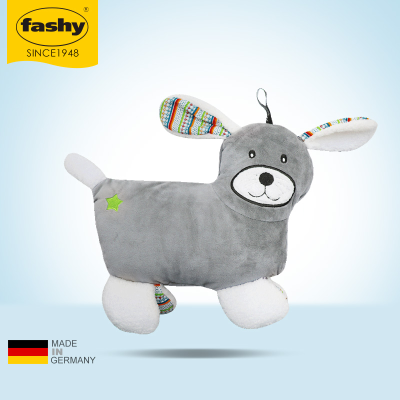 FASHY德国进口 小狗多多卡通外套热水袋冬季热敷暖水袋0.8L