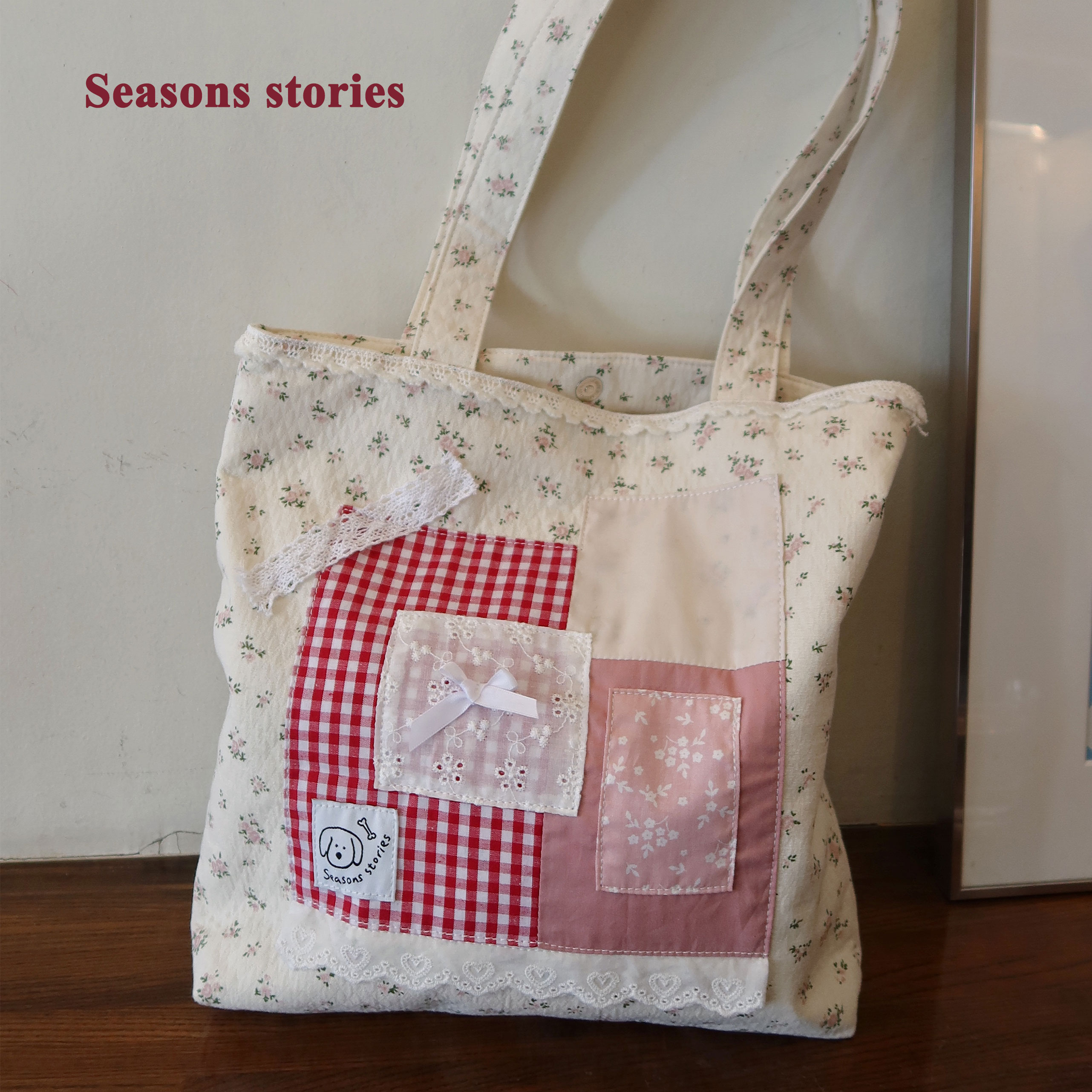Seasonsstories拼布托特包碎花