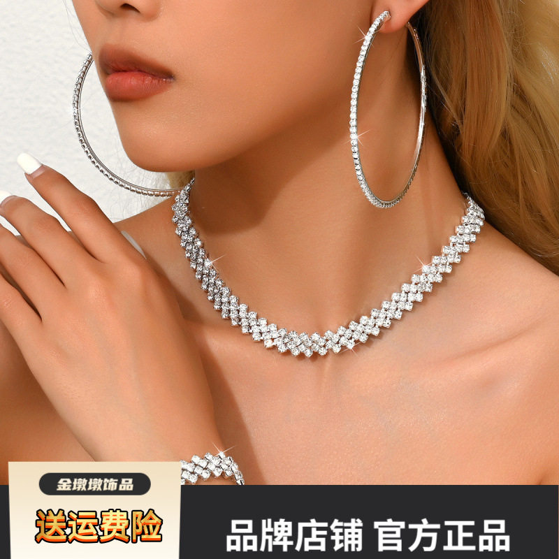 欧美时尚束颈链亚马逊爆款饰品满