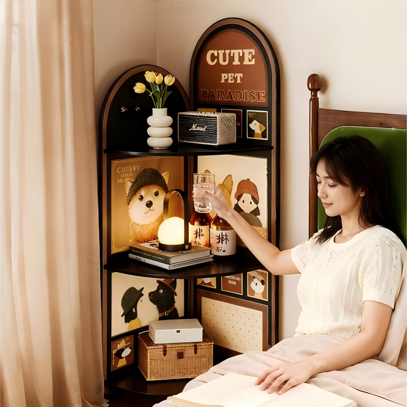 美世达丨神器替代品床头柜家用卧室小型置物架2025新款轻奢高级感