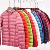 轻若无物 棉衣男 好穿又百搭女高JI连帽超轻薄羽绒棉服轻便型修身