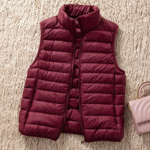 羽绒棉休闲马甲轻薄宽松大码坎肩时尚无袖坎肩内外穿马夹