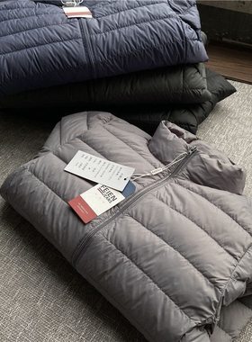 轻薄捡漏德国外贸羽绒棉衣原单秋冬超轻棉服保暖大码男装立领克服