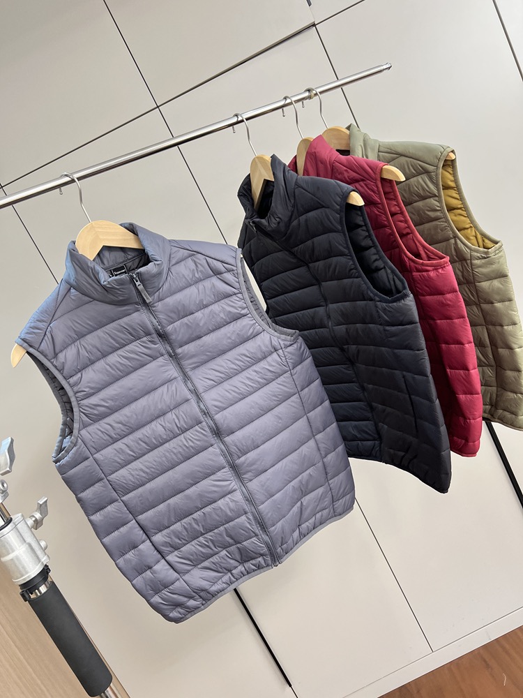 强烈推荐！基础百搭！外贸男装春季立领休闲保暖舒适棉马甲外套潮