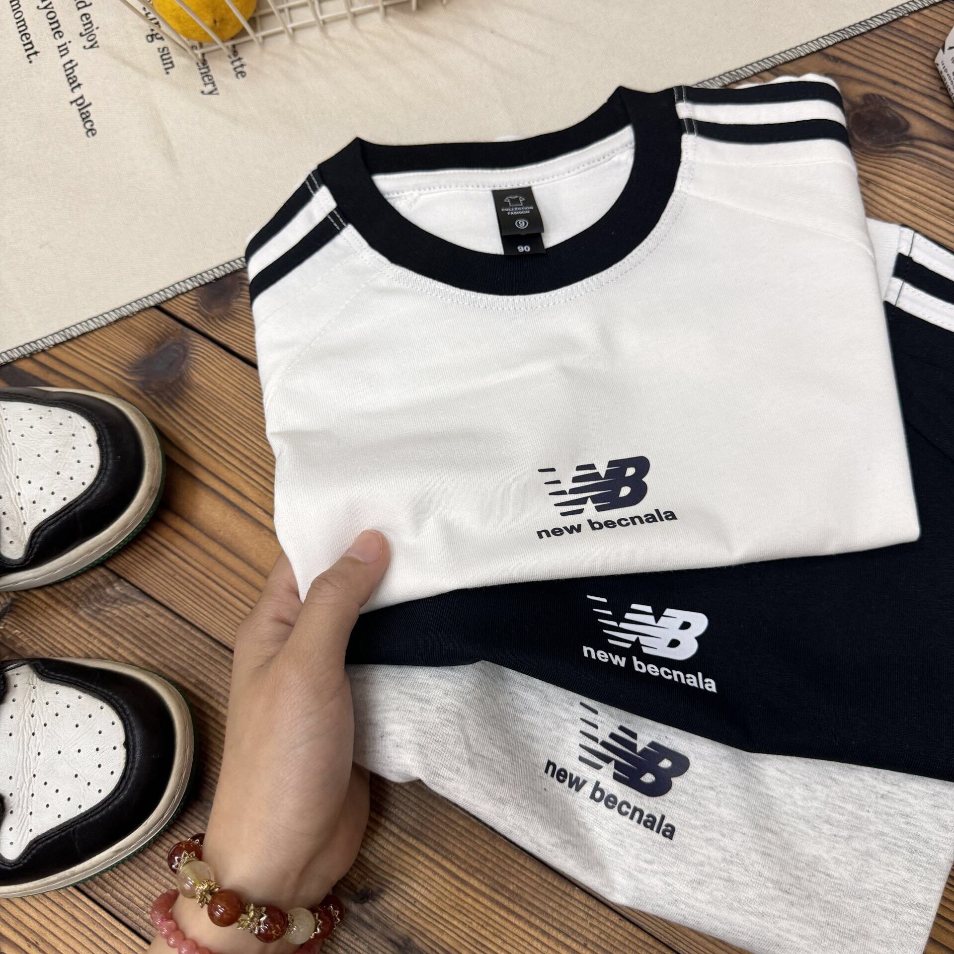 男童长袖t恤2026新款夏季儿童装男孩中大童宽松休闲半袖纯棉洋气t