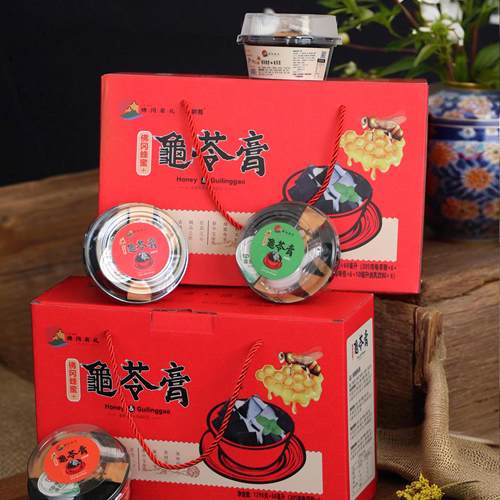粒耕肴佛冈蜂蜜+龟苓膏清热