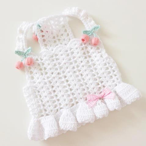 韩国knitting-b宠物钩织背心樱桃