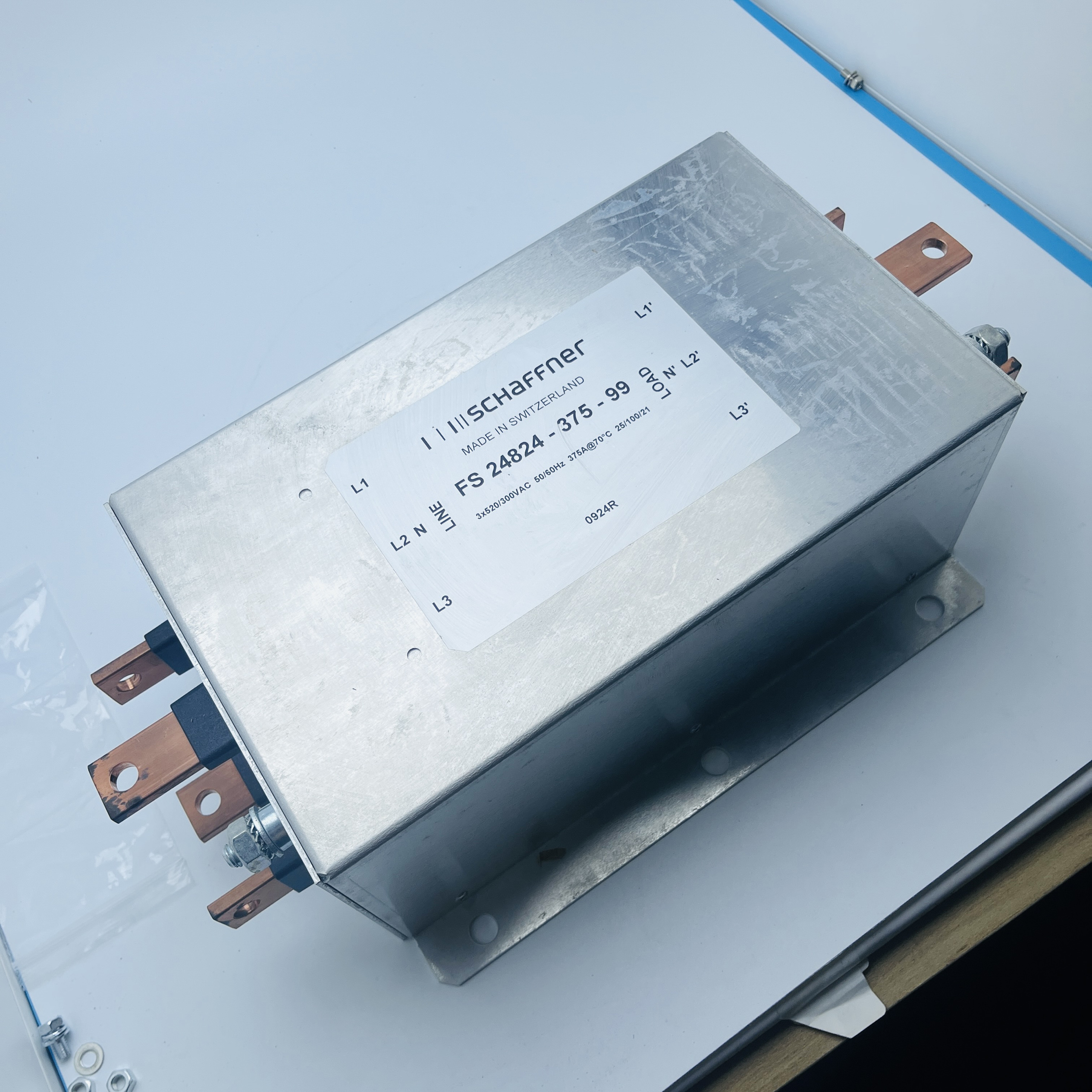 SCHAFFNER 德国夏弗纳 FS24824-375-99 3x520/300VAC原装滤波器