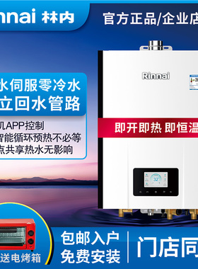 Rinnai/林内燃气热水器RUS-R24E86FRF/JSQ47-86F锐逸零冷水24升L