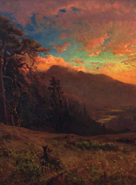 K894【美国】威廉·凯斯（William Keith）风景油画网传图库