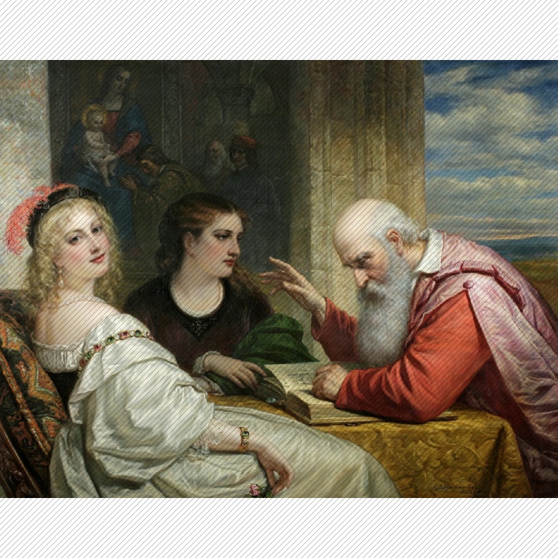 K878【美国】丹尼尔·亨廷顿（Daniel Huntington）油画网传图库