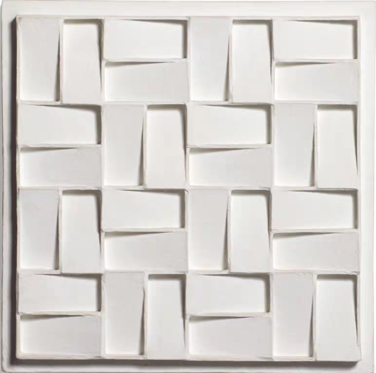 r736【荷兰】(jan schoonhoven)极简主义纸浆浮雕,绘画图库