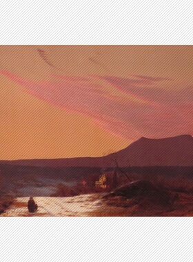 K918【美国】杰维斯·麦克恩特（Jervis McEntee）风景油画图库