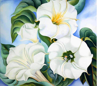 YC241【美国】乔治亚·欧姬芙(Georgia O'Keeffe)绘画电子图库