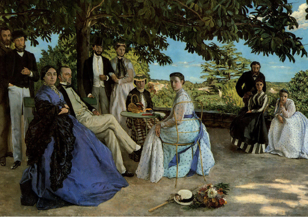 k318【法国】弗雷德里克·巴齐耶(frederic bazille)油画图库