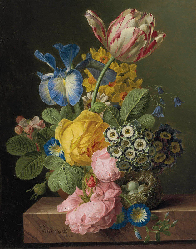 e388【荷兰】(jan frans van dael)静物,花卉油画网传电子图库