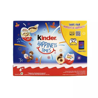 德国进口儿童礼盒 kinder健达什锦巧克力122.8g 趣味快乐时光礼物