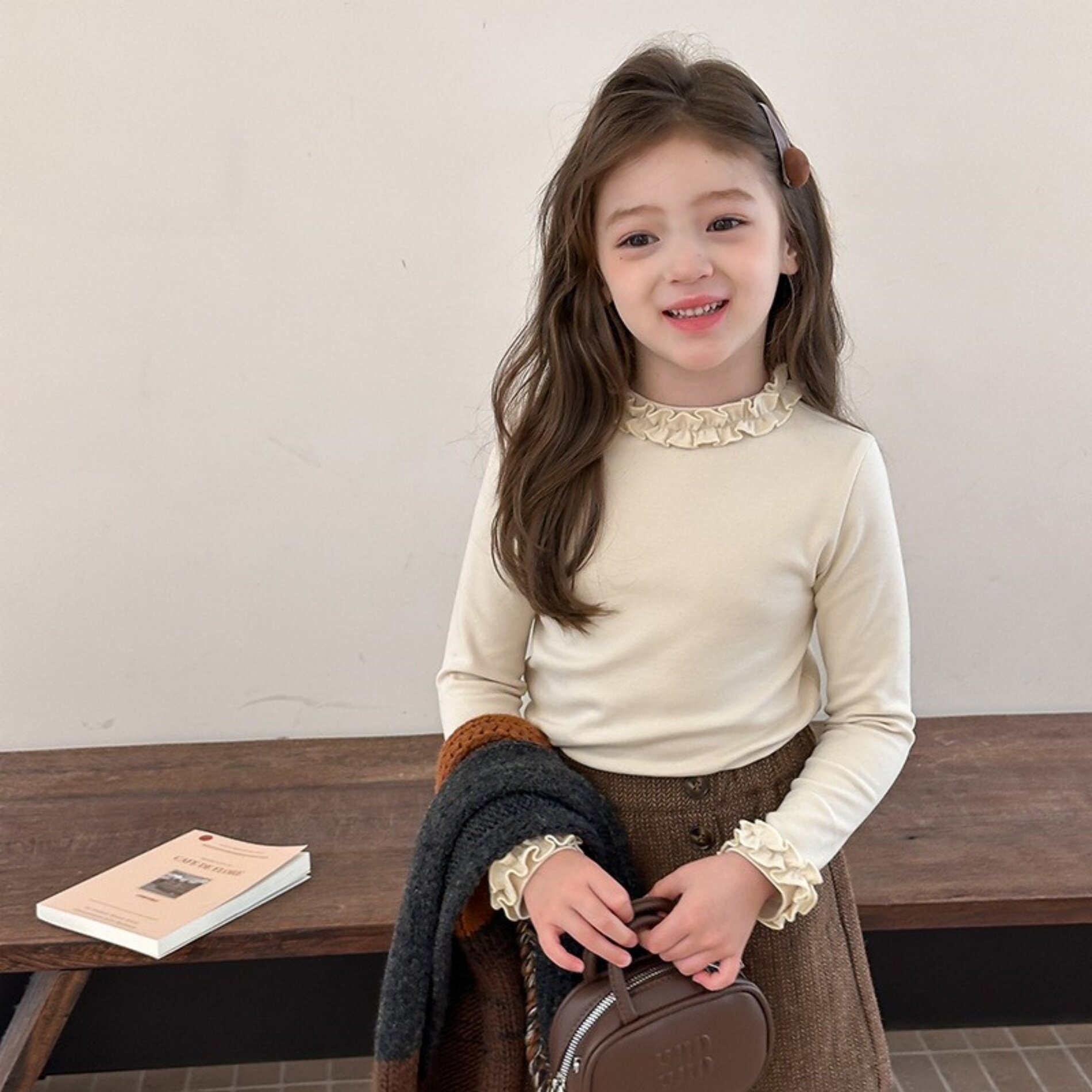 2025秋冬新款女童纯棉高弹软儒甜美内搭外穿长袖打底衫百搭T恤儿6,童装/婴儿装/亲子装,T恤,淘宝优惠券,粉丝福利购,淘宝优惠卷