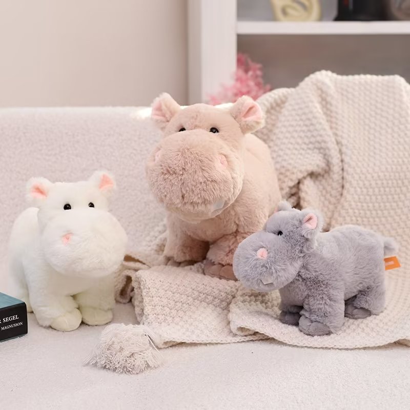 河马公仔萌可爱丛林动物