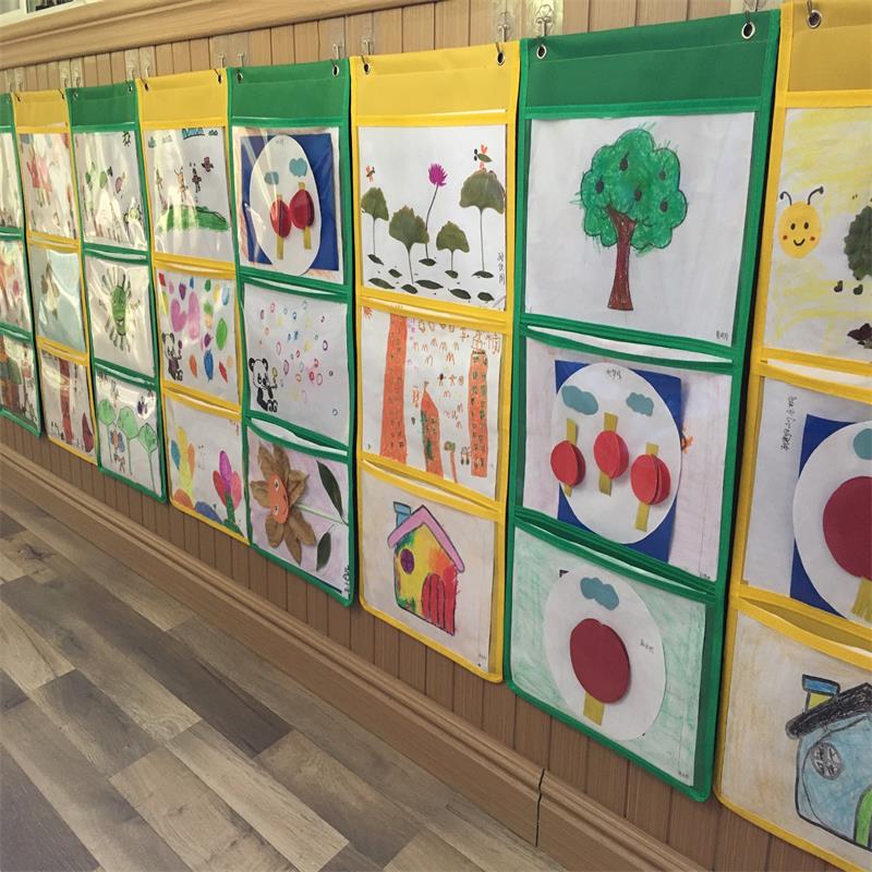 幼儿园挂袋牛津纺作品展示