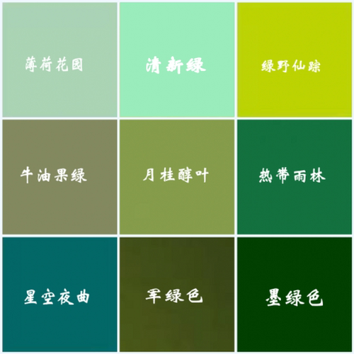 乳胶漆哑光绿色成品直接刷防水