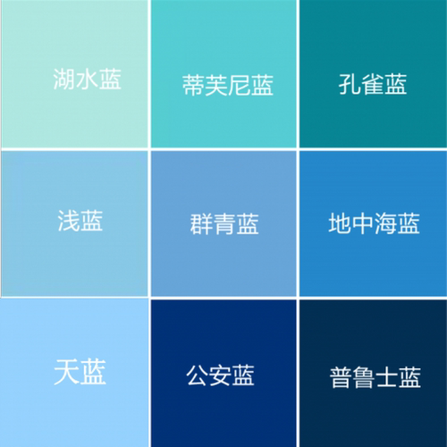 蓝色天蓝警蓝外墙防水防晒乳胶漆