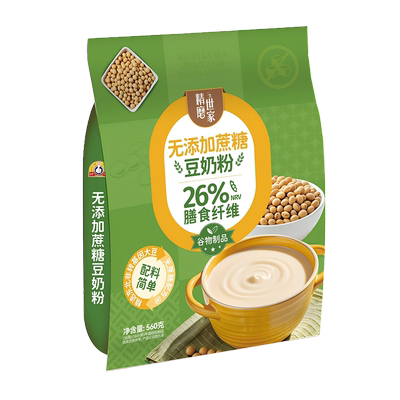 大发华精无蔗糖豆奶粉中老年早餐