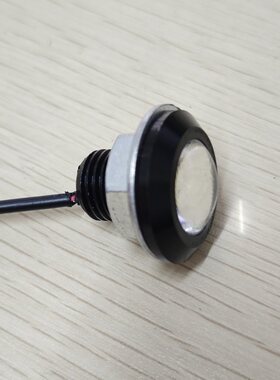 12V汽车超亮鹰眼日行灯短螺丝超薄单层LED灯倒车灯雾灯防水装饰灯