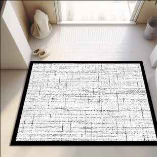 中式 简约现代入户门圈绒抑菌防滑垫耐磨防静电蹭脚垫家用加厚垫