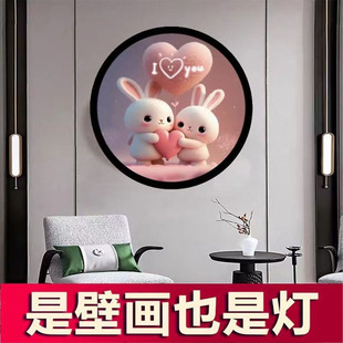 温馨卧室床头壁灯客厅背景墙走廊楼梯LED简约现代壁画灯中式风格