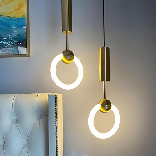 卧室床头现代简约餐厅吊线灯