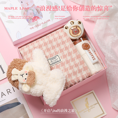 围巾女冬季保暖生日礼物圣诞礼物