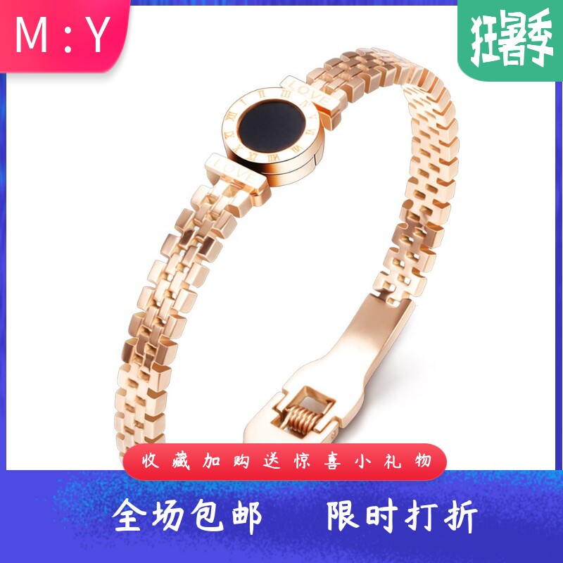 欧美镂空6MM黑色罗马数字圆形滴