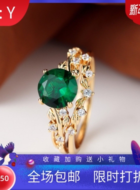 新款跨境配饰欧美手饰澳宝首饰欧美时尚个性百搭饰品2件套戒指女