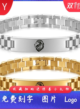 欧美10MM激光雕刻狮王狮子头手表