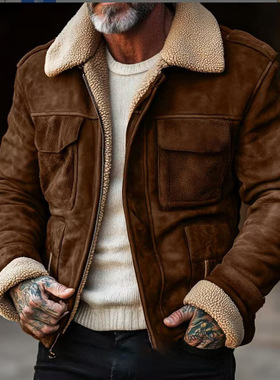 Old style Western multipocket coat民族部落西部旧感多口袋外套