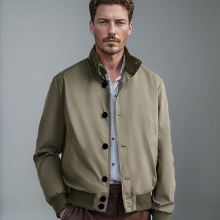 African men's wear男人气质出口夹克单排扣罗纹非洲男外套棒球服