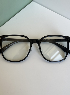 12克53口TR90大框黑色眼镜框可配近视大圆脸修脸型男女素颜带鼻托
