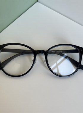 12克53口网红同款复古大圆框TR90眼镜框架可配近视有度数大脸显瘦