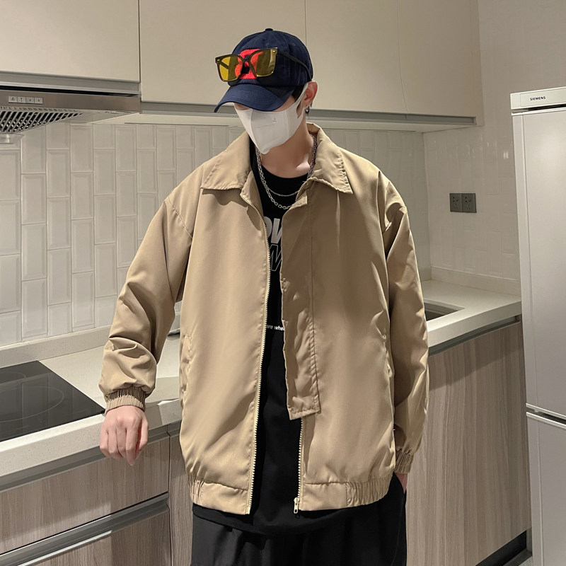 港风秋款男夹克短款工装韩版休闲拉链百搭冲锋衣外套JK27P55,男装夹克,星座1013-1