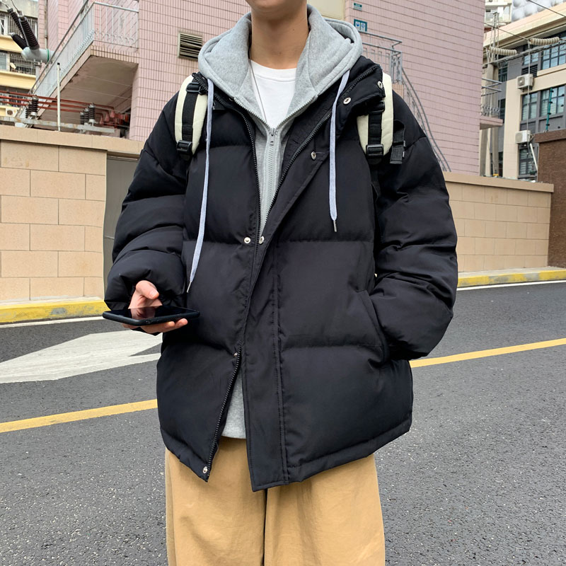 港风冬款男棉衣假两件连帽保暖面包服棉袄拉链休闲外套Y8850,男装棉衣,星座1013-1