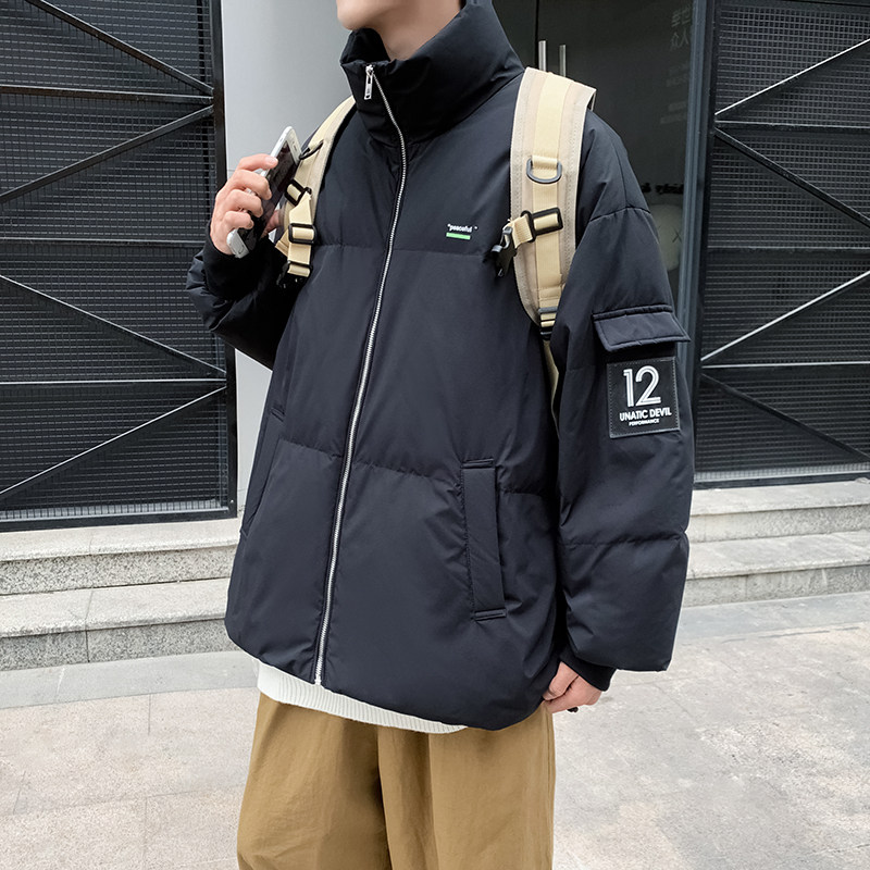 冬款男棉衣字母印花工装口袋立领保暖面包棉服休闲外套Y8798,男装棉衣,星座1013-1
