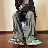 高品质秋冬款男裤灯芯绒抽绳束脚休闲直筒长裤h913P45，男装休闲裤，星座1013-1